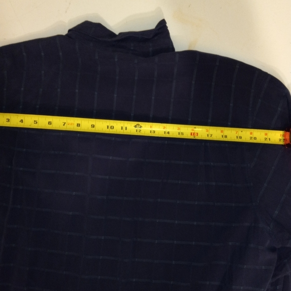 John Henry Shirt Blue Windowpanel, ULTRA FEEL Size XL/54 - Picture 8 of 8